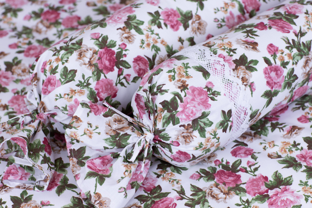 Povlak bavlna kanýr Renforcé RŮŽE RUSTIKÁL - 40/40