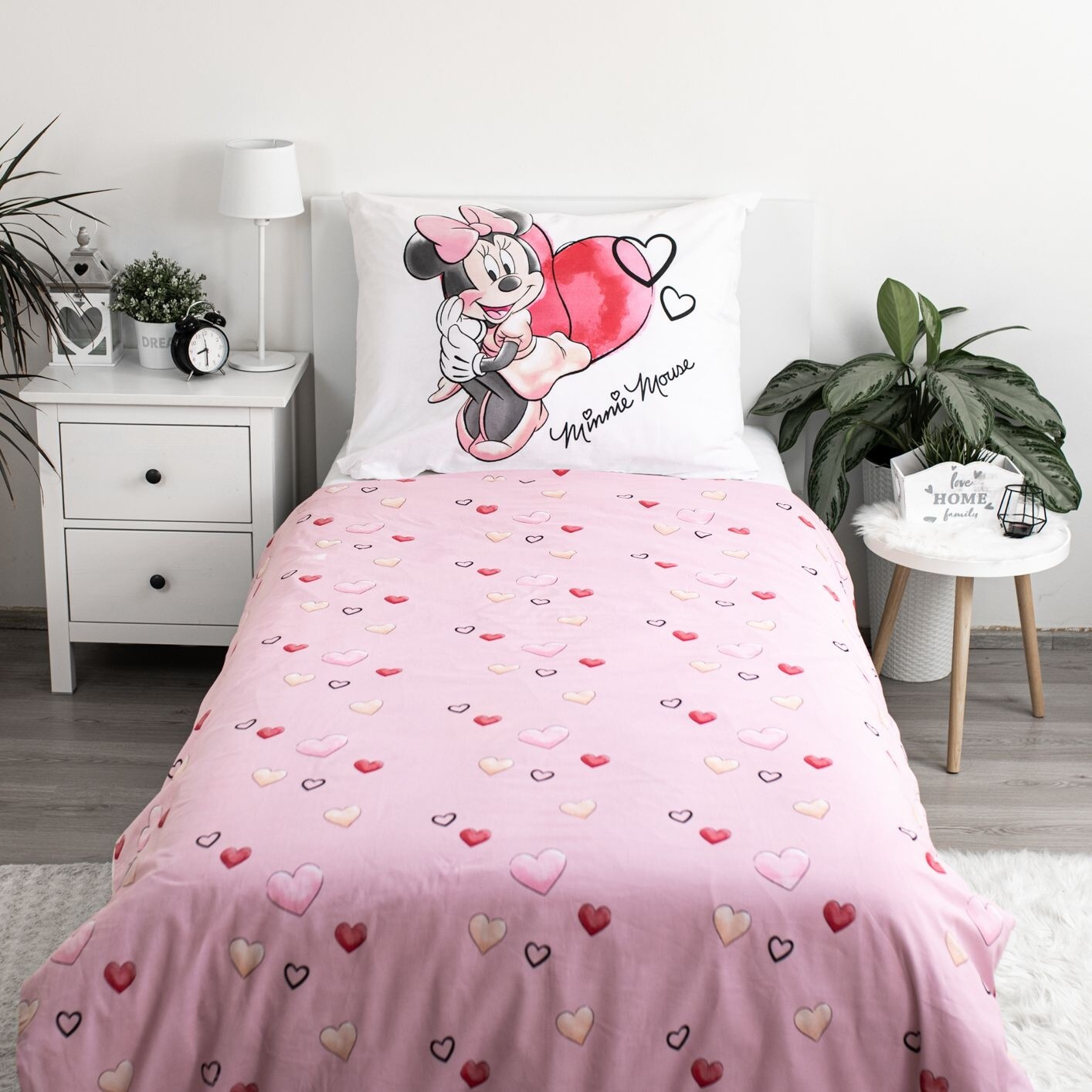 Povlečení Minnie White - 140/200 + 70/90