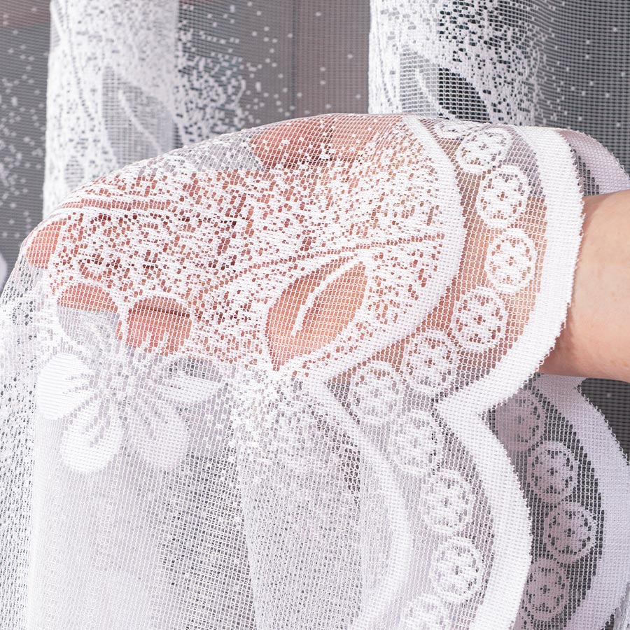 Žakárová kusová záclona ALŽBĚTA - výška 110cm, šíře 450cm