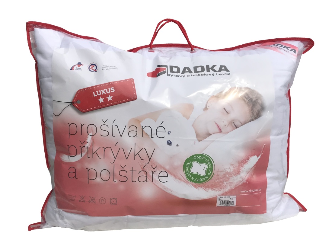 Prošívaný polštář Dadka LUXUS COMFORT 45x60 cm