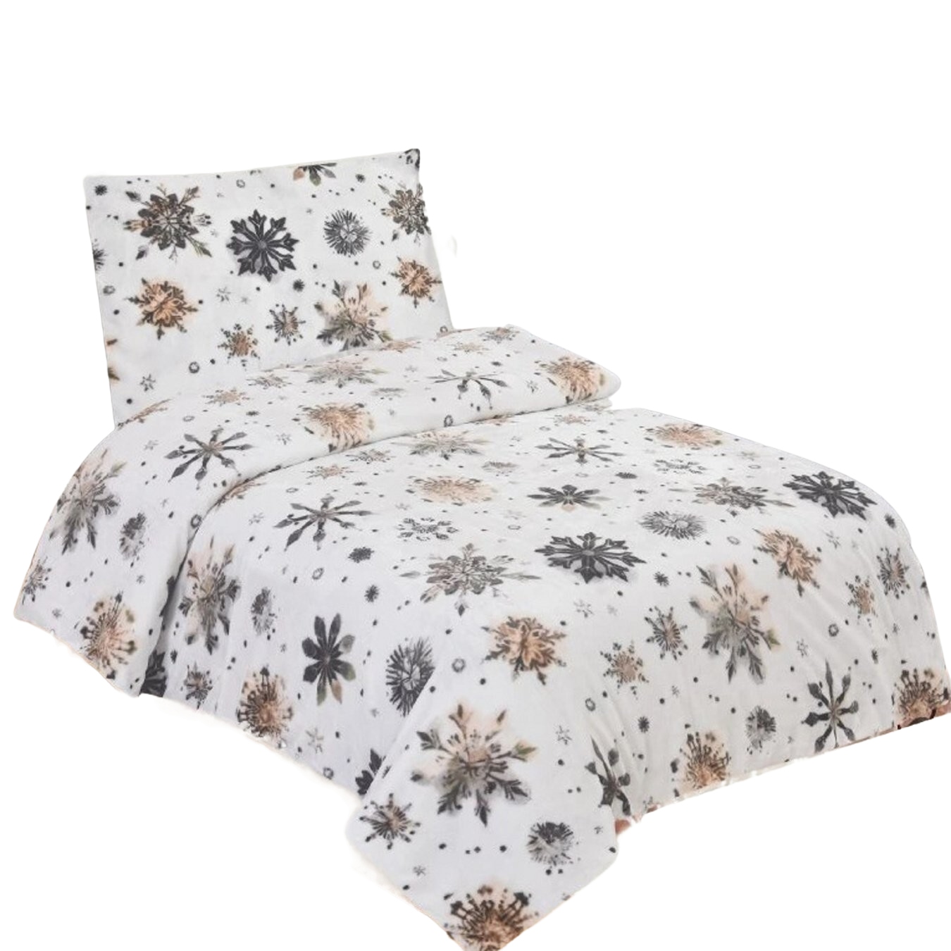 Povlečení mikroflanel NORD FLAKE 140x200 + 70x90 cm