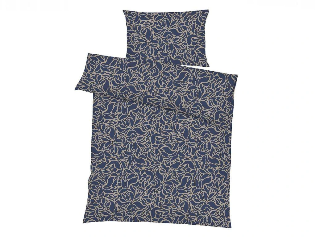 Povlečení krep SORAT tmavě modrý 140x200, 70x90 cm