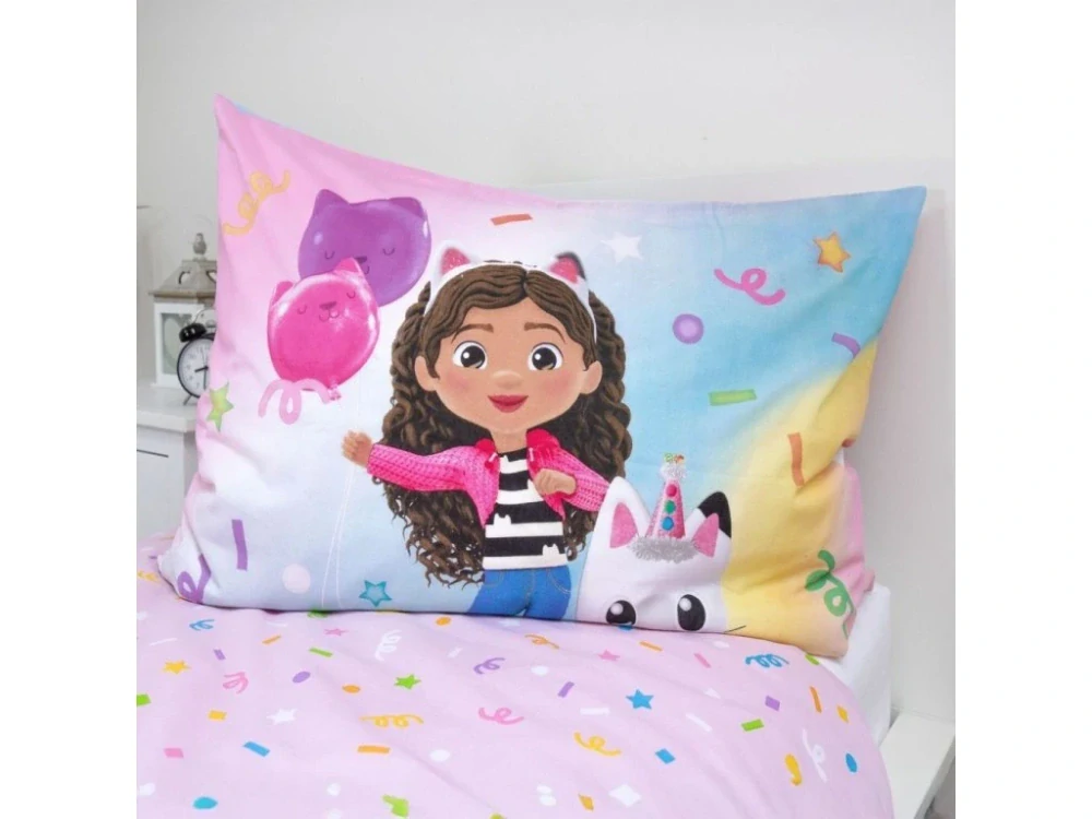 Povlečení Gabby´s Dollhouse Rainbow 140x200, 70x90 cm