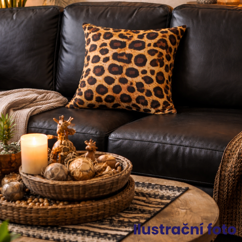 Dekorační látka SOFT 25383-101 LEOPARD
