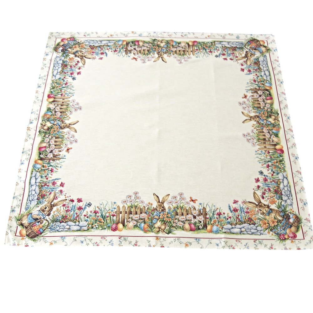 Velikonoční gobelínový ubrus - Zajíček
