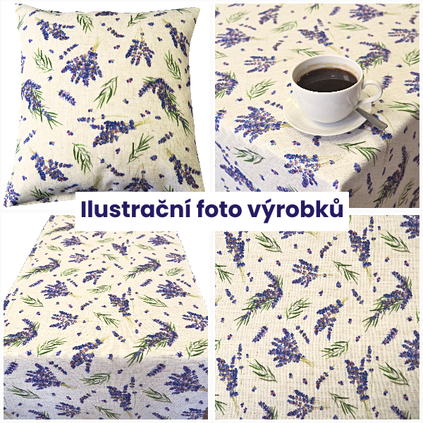Ubrusy a běhouny LINO Levandule