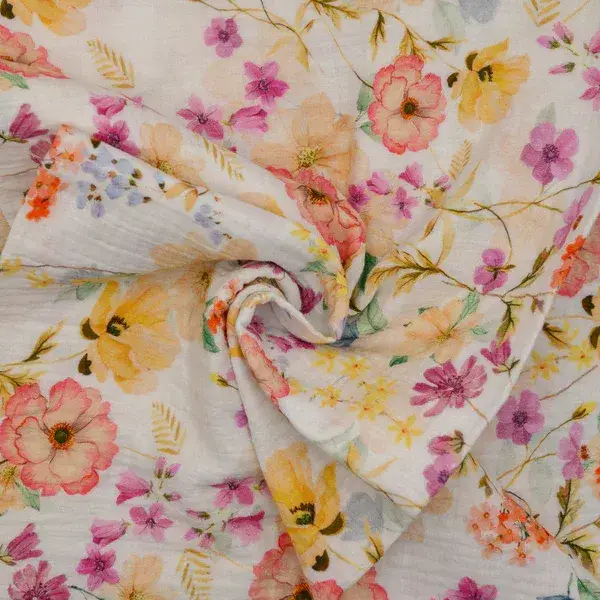 Mušelínové povlečení JARNÍ NÁLADA 140x200 + 70x90 cm