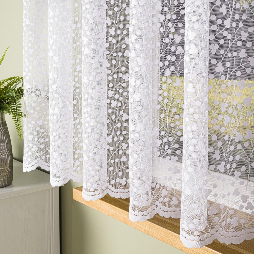 Žakárová záclona metráž ALUŠKA - výška 153cm