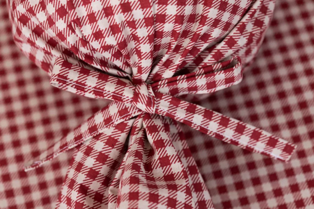 Bavlněný povlak váleček PEPITO bordó - 50/15