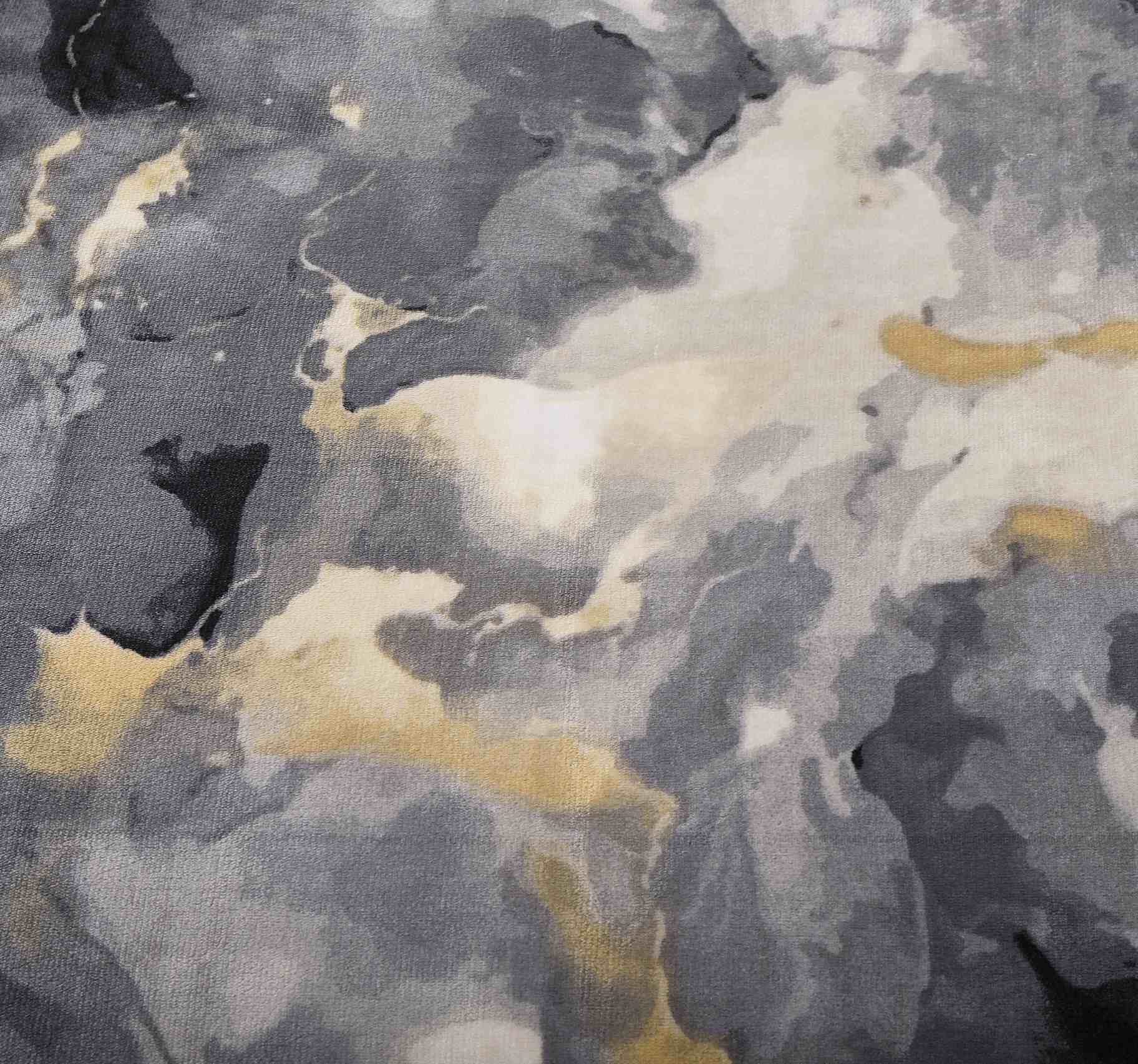 Povlečení mikroflanel Mramor šedý - 140/200 + 70/90