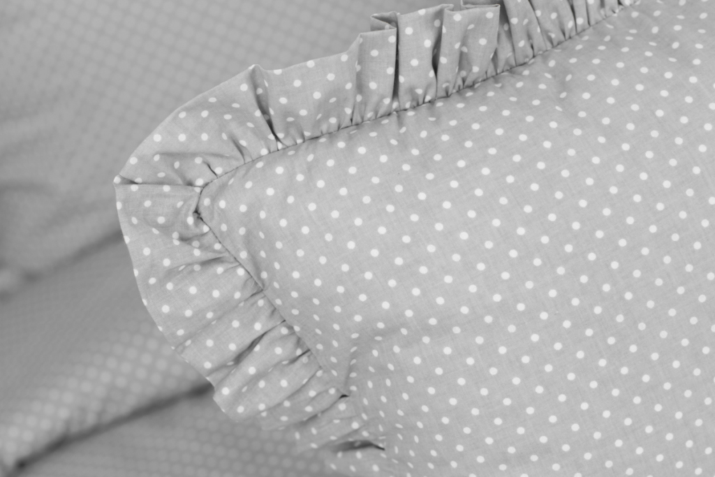 Bavlněné povlečení Renforcé ŠEDÝ PUNTÍK - 140/200 + 70/90