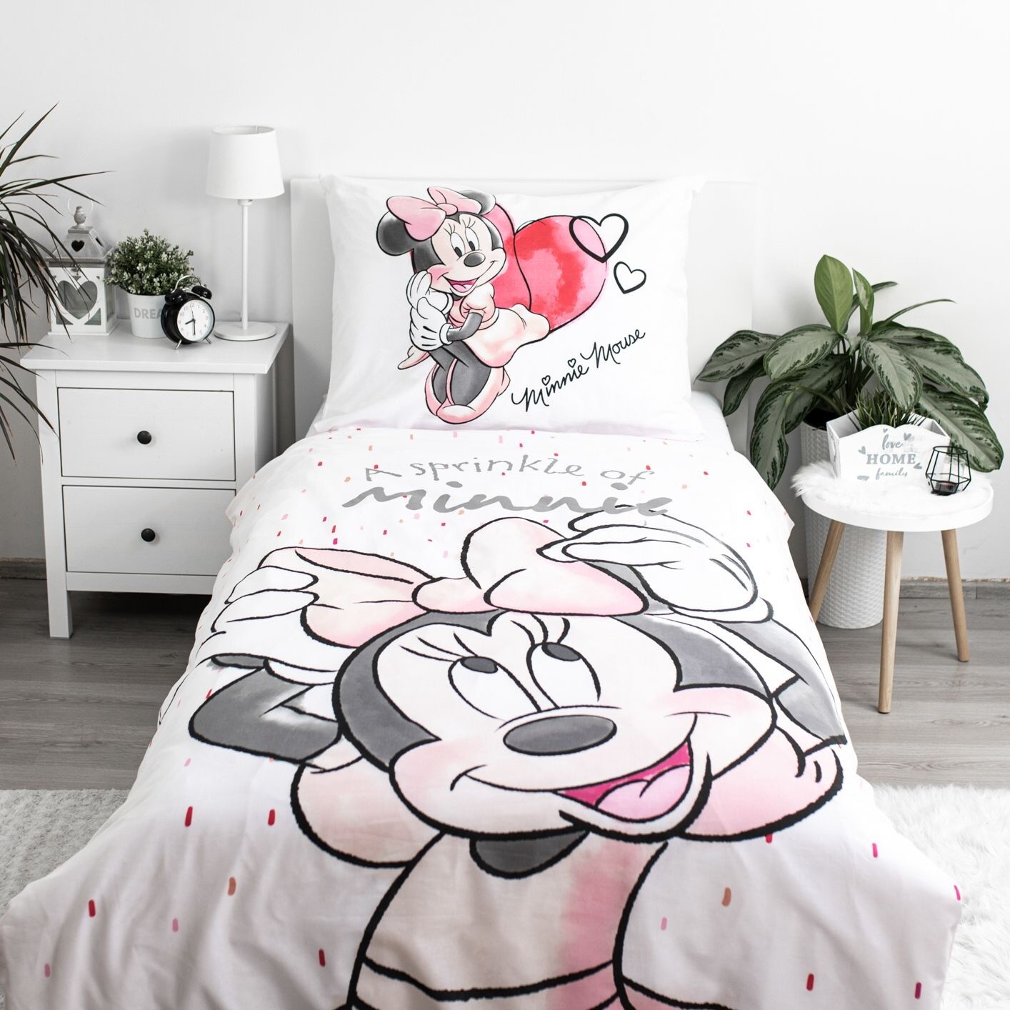 Povlečení Minnie White - 140/200 + 70/90