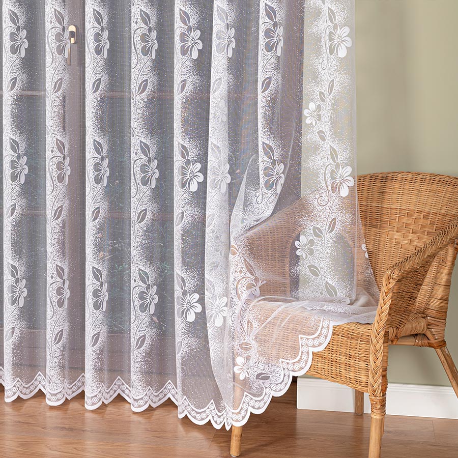 Žakárová kusová záclona ALŽBĚTA - výška 110cm, šíře 450cm