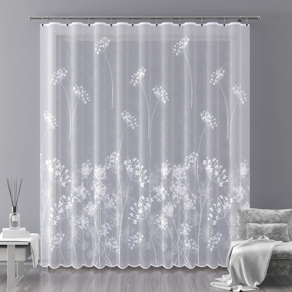 Metrážová záclona žakár DARINA - výška 247cm