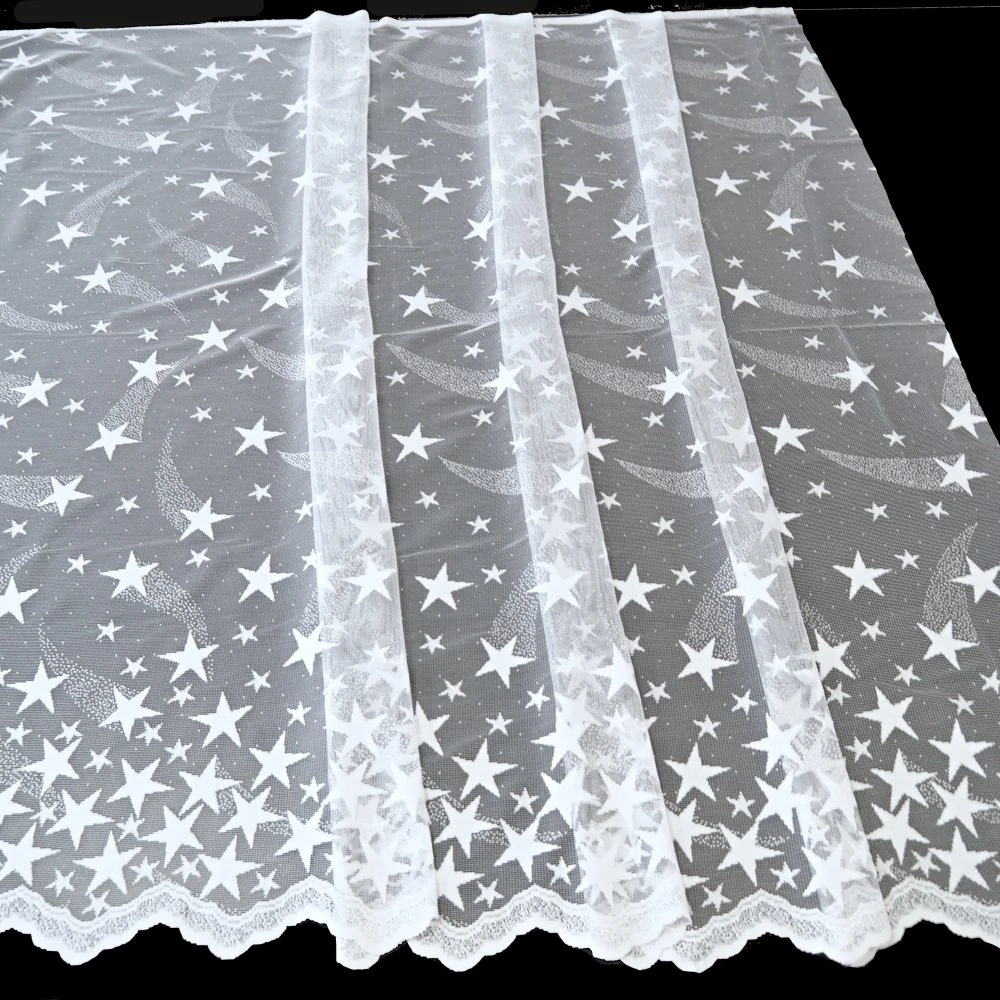 Kusová žakárová záclona VÁNOČNÍ KOMETA