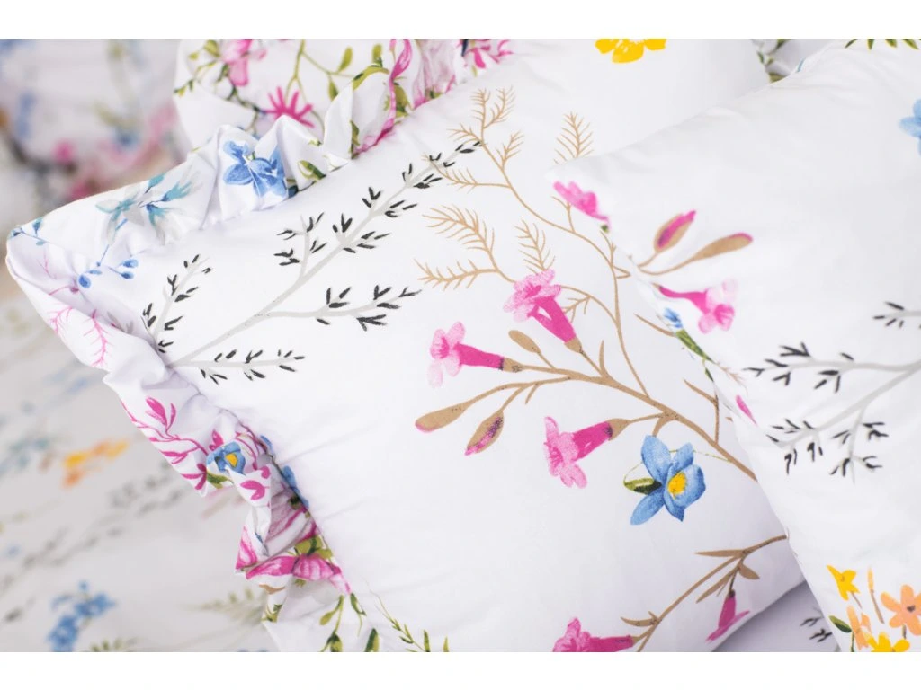 Bavlněné povlečení LOUKA s kanýrem 140×200 + 70×90 cm