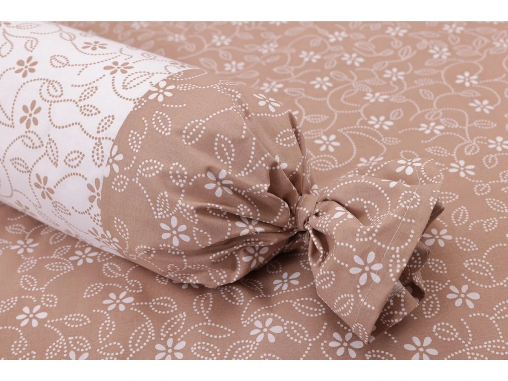 Bavlněný povlak váleček s krajkou STICKEREI - 50x15 cm