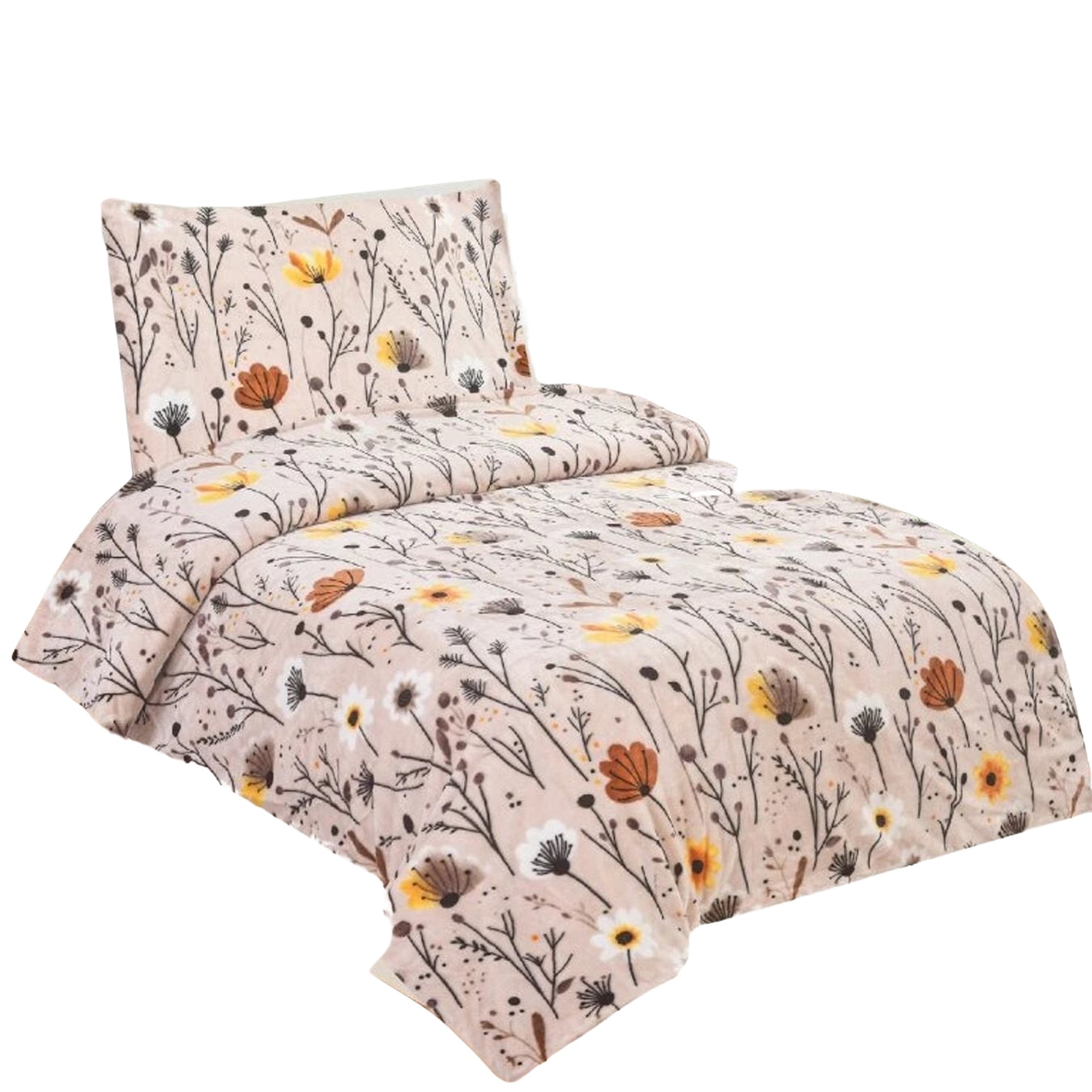 Povlečení mikroflanel VALENTINA 140x200 + 70x90 cm