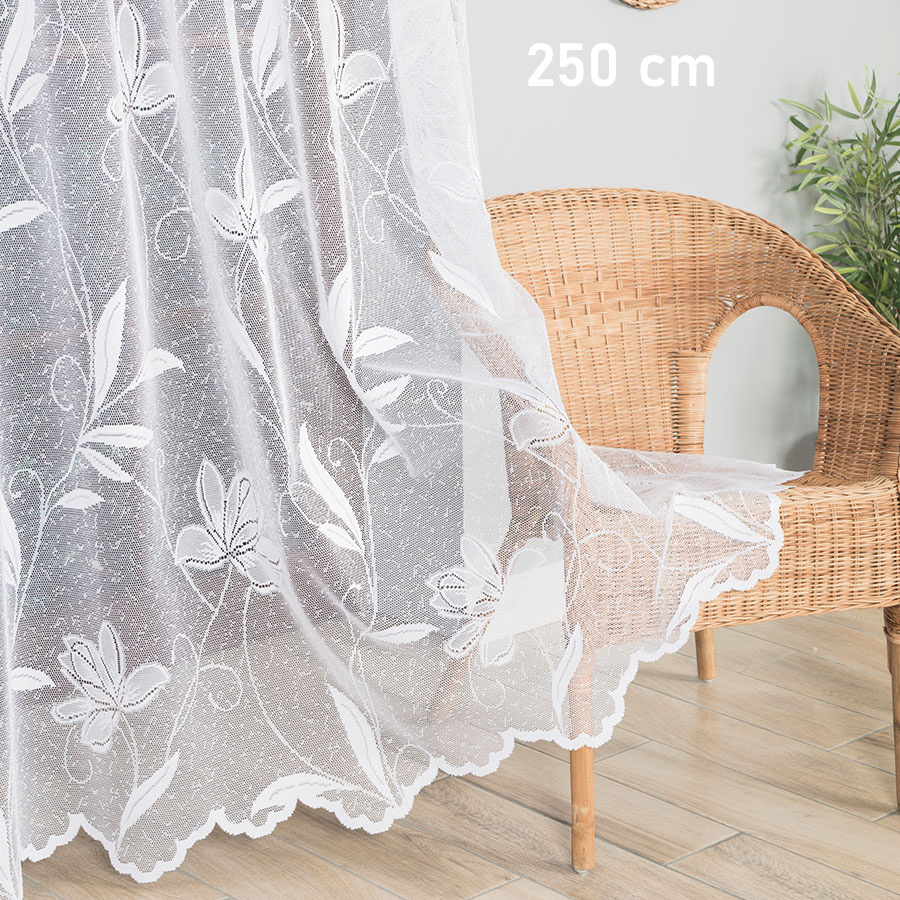 Žakárová záclona metráž Naty - výška 175cm