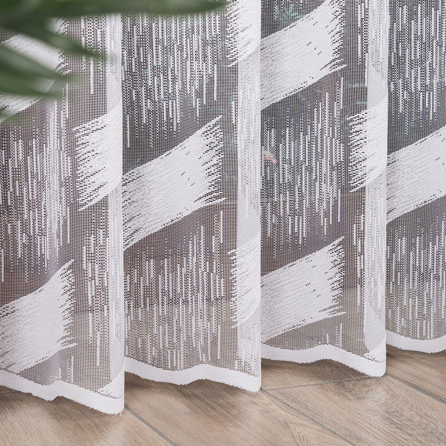 Kusová žakárová záclona GEOZA