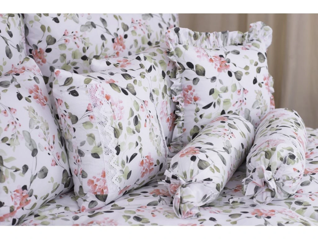 Povlak bavlna prošitý EUKALYPTUS - 40x40 cm