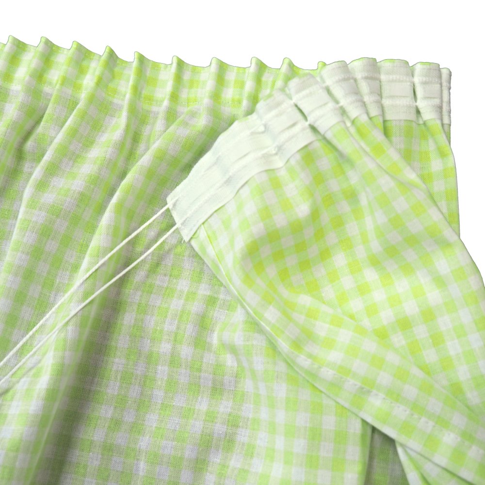 Kanafasový závěsový set – jarně zelený