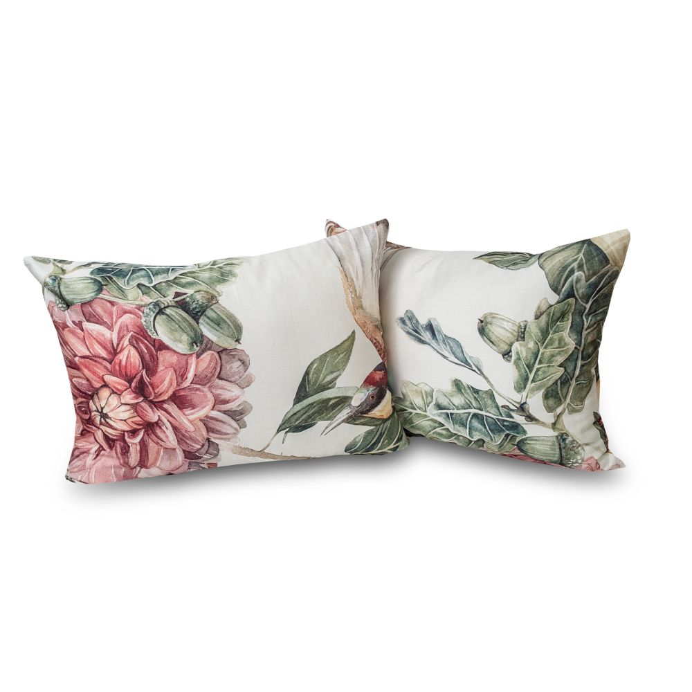 Saténový povlak set 2ks 40x40 KOLIBŘÍK