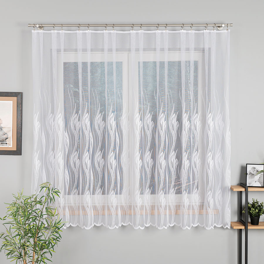 Žakárová kusová záclona ANTURIE