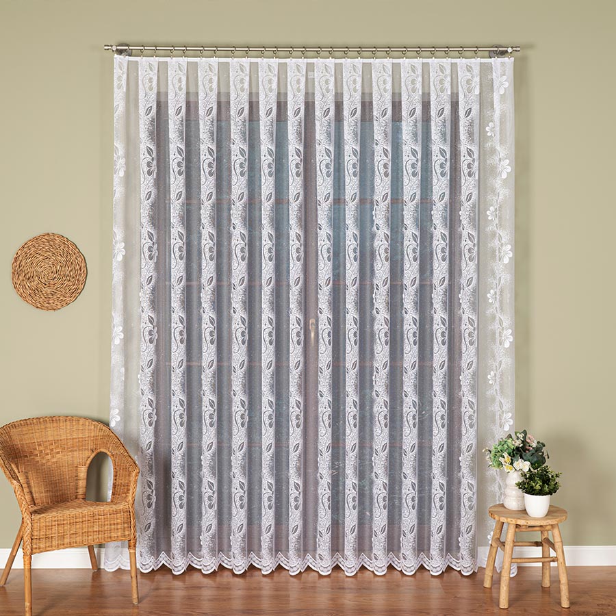 Žakárová kusová záclona ALŽBĚTA - výška 110cm, šíře 450cm