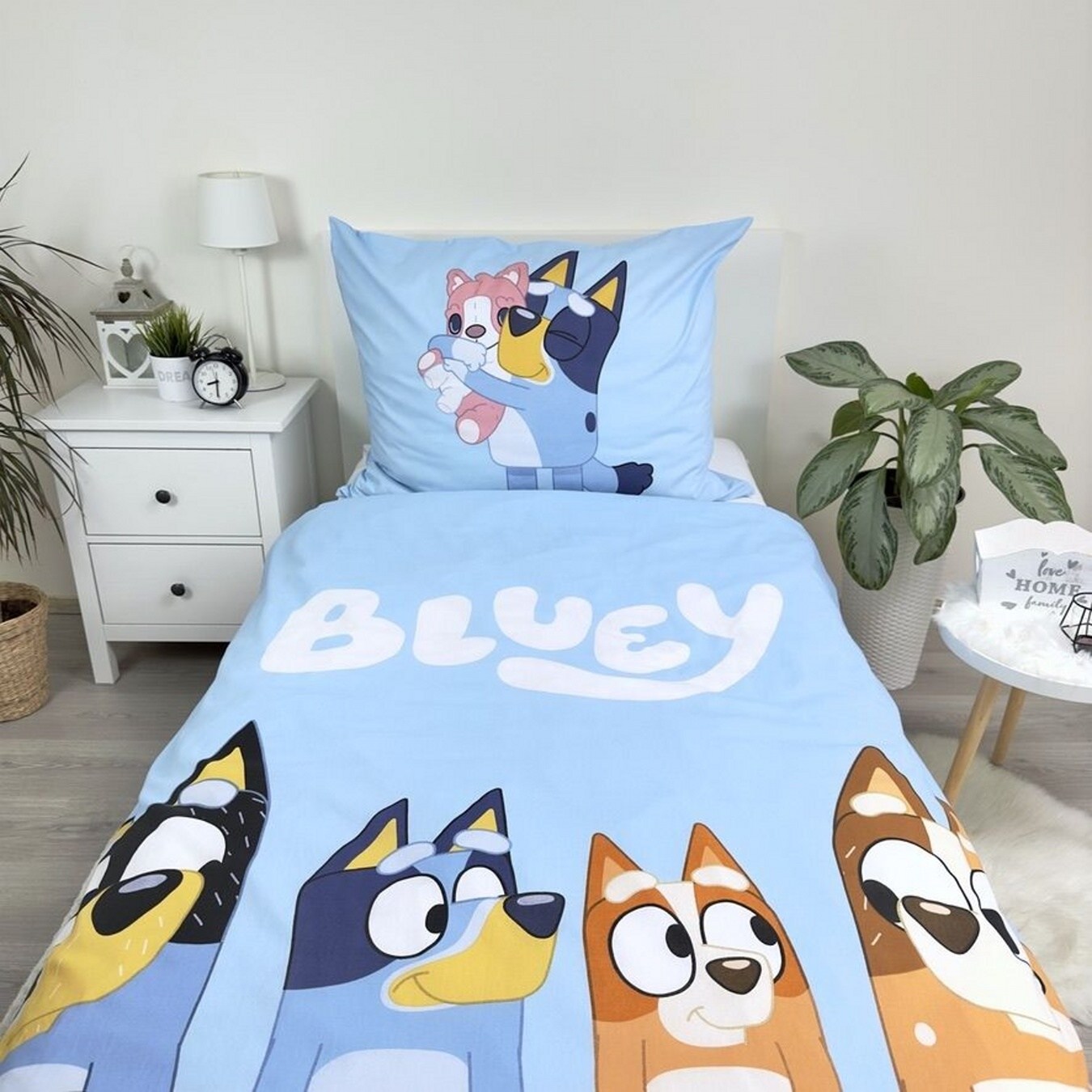 Dětské povlečení Bluey 140x200, 70x90 cm