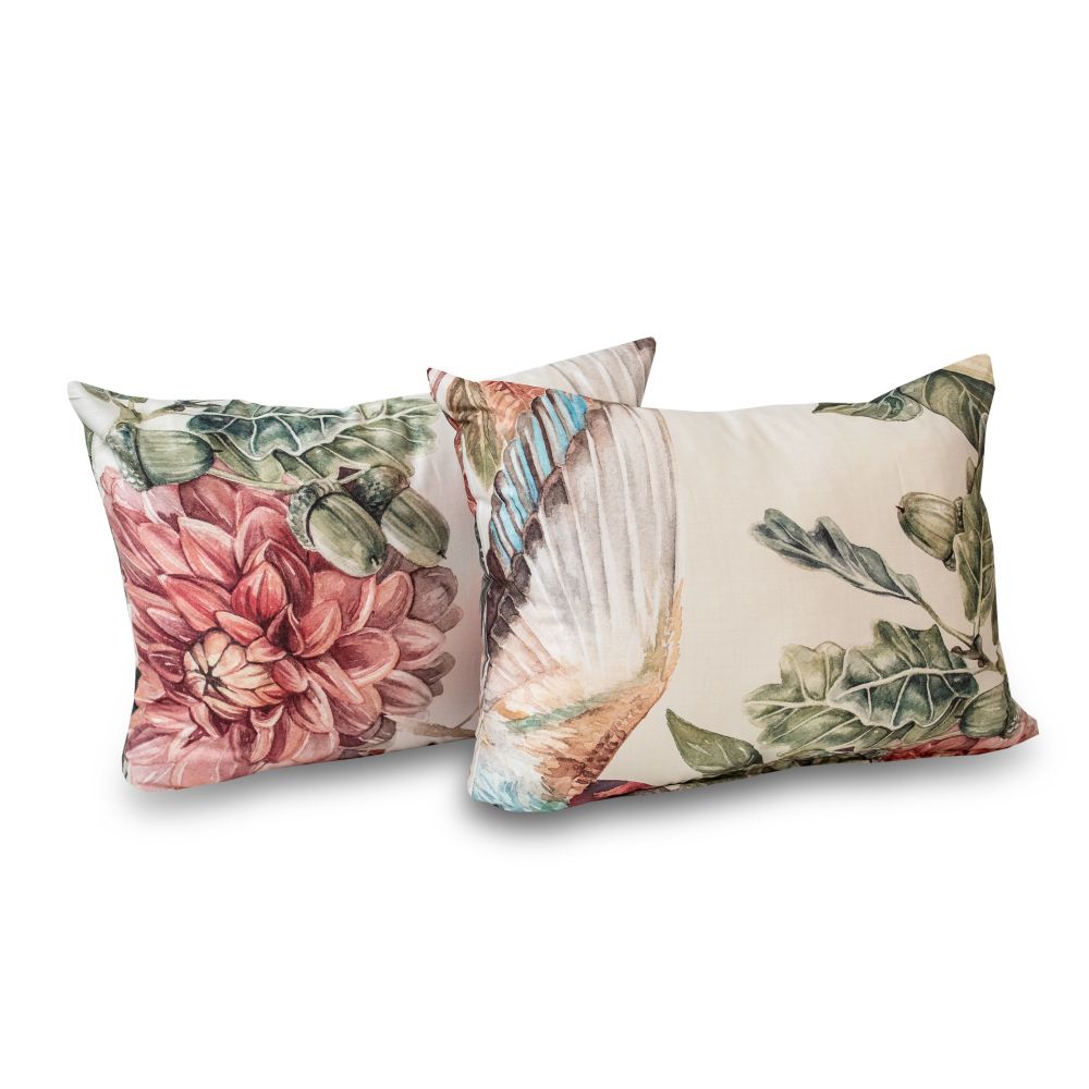 Saténový povlak set 2ks 40x40 KOLIBŘÍK