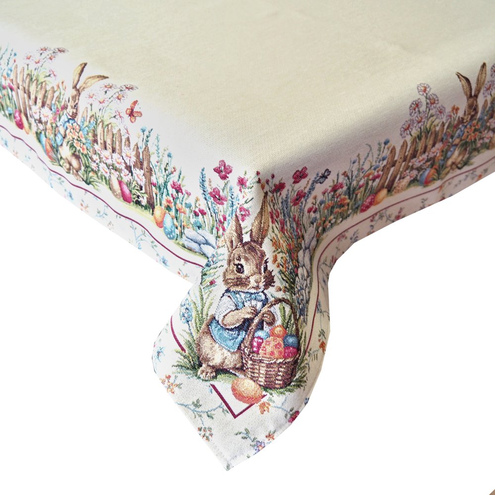 Velikonoční gobelínový ubrus - Zajíček