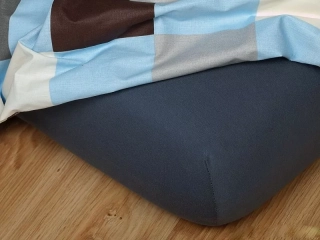 Prostěradla jersey - tm. šedá - 120/220/20