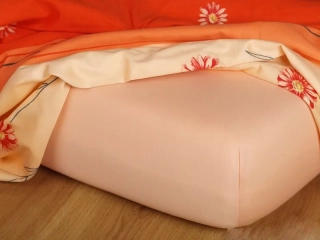 Prostěradla jersey - meruňka - 180/200/20
