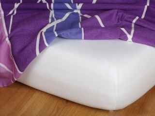 Prostěradla jersey - bílá - 60/120/10