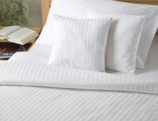 Povlak damašek atlas grádl - proužek 0,8 cm - 1x 70/50