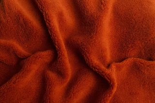 Prostěradlo mikroflanel - terakota - 180 x 200