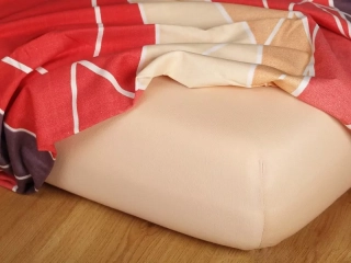 Prostěradlo jersey - medová - 180/200/30