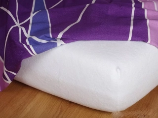 Prostěradla froté - bílá - 90/200/20