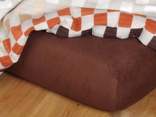 Prostěradla froté - tmavě hnědá - 90/200/20