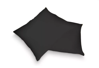 Povlak na polštářek jersey - černá - 50x70