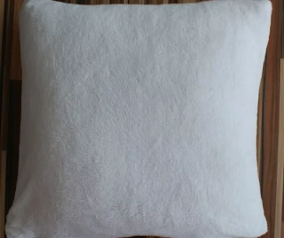 Povlak na polštářek mikroflanel - bílá -  40/40