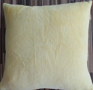 Povlak na polštářek mikroflanel - žlutá - 40/40