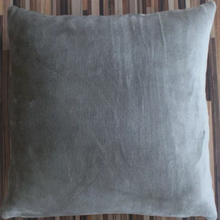 Povlak na polštářek mikroflanel - šedá - 40/40