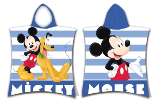 Pončo Mickey stripe 50/115 cm