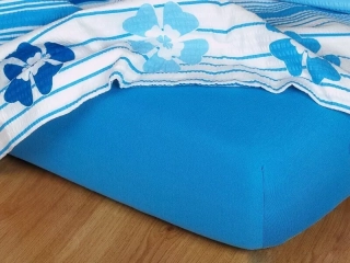 Prostěradla jersey denim - 90/200/20