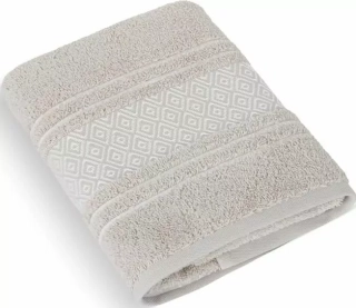 Froté osuška Mozaika 550 g/m2 - béžová