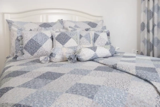 Bavlněné povlečení POMNĚNKOVÝ PATCHWORK - 140/200 + 70/90