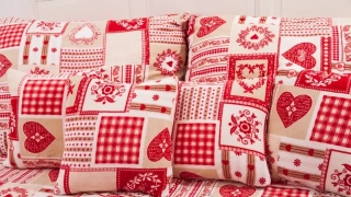 Povlak mikroplyš ČERVENÝ PATCHWORK - 1x 40/40