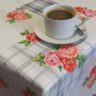Teflonový ubrus tisk - Rosa